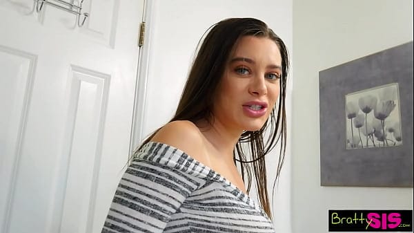[BrattySis] “Your the one who shoved your cock in me, stupid!” Lana Rhoades jokes to Stepbro