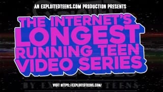 [ExxxTeens] 18 yr old with braces gives a sloppy blowjob