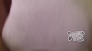 [ExxxTeens] Brunette teen had nice natural D cup tits