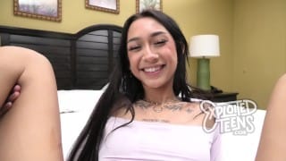 [ExxxTeens] Tall and skinny exotic 18-year old sucks a cock