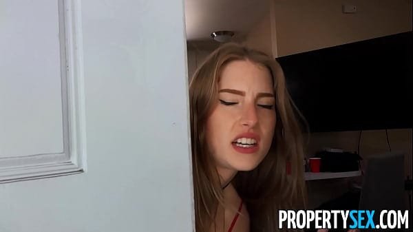 [PropertySex] Hot Problematic Tenant with Big Boobs Busted By Landlord