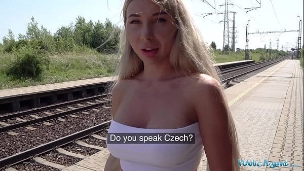 [PublicAgent] Blonde gets fucked at a train station